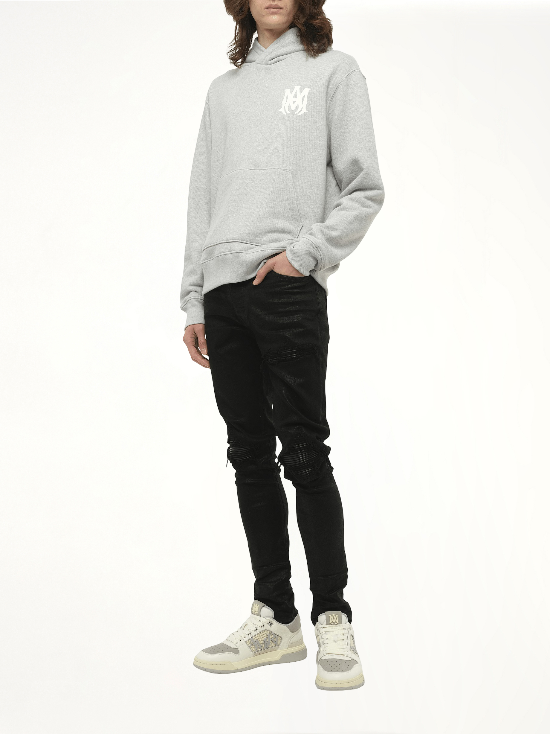 MA Core Logo Hoodie in Grey