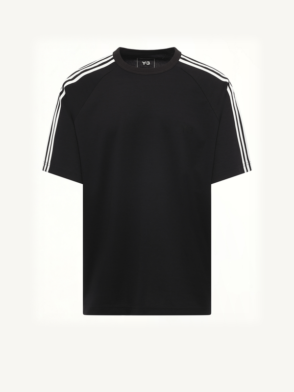 Short Sleeve T-Shirt 3-Stripes in Black