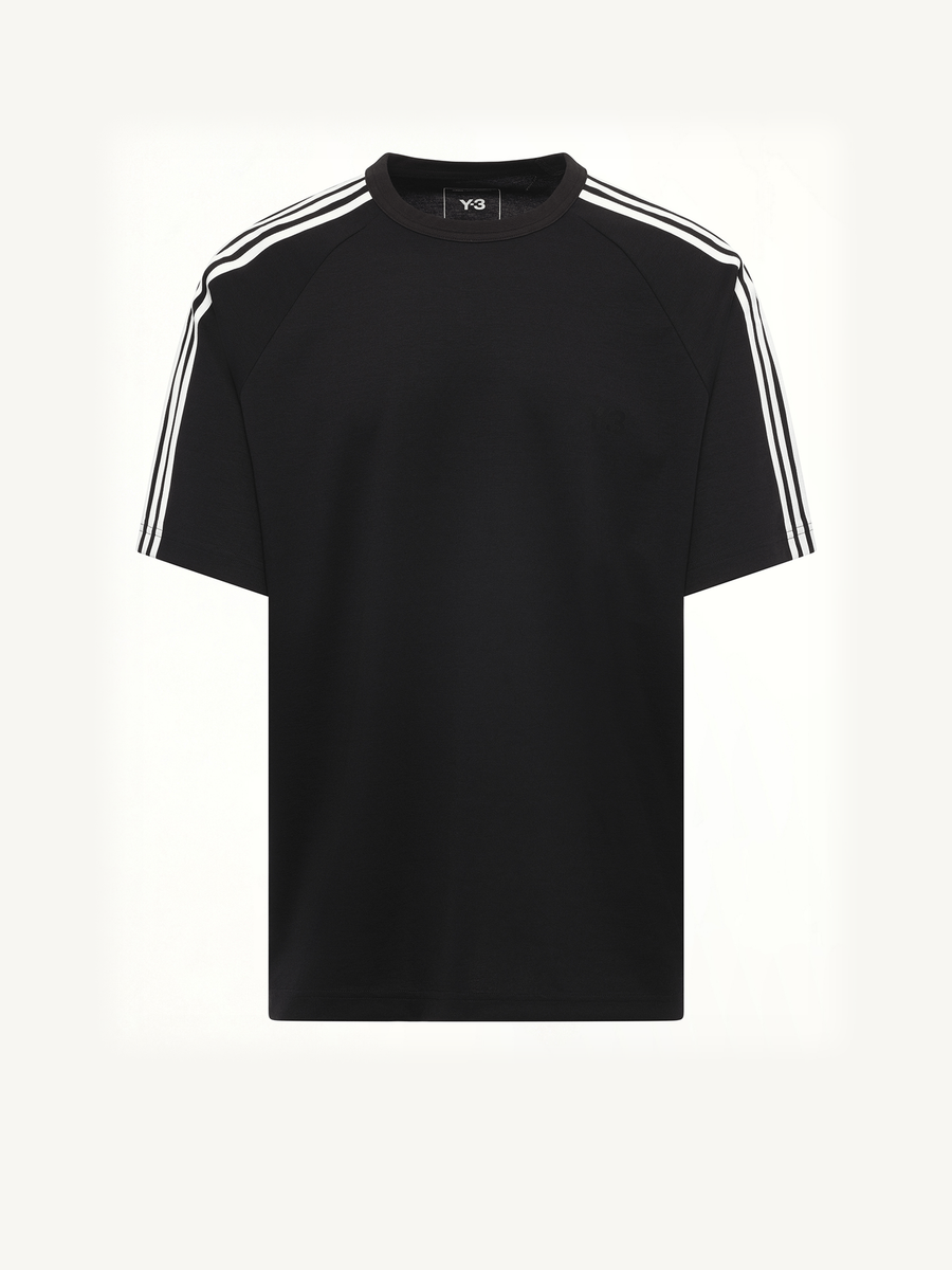 Short Sleeve T-Shirt 3-Stripes in Black