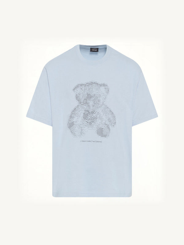 Coding Teddy T-Shirt in Sky