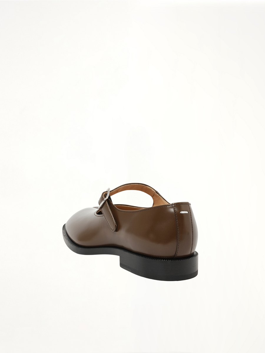 Tabi Mary Jane in Wood Back View | MAISON MARGIELA