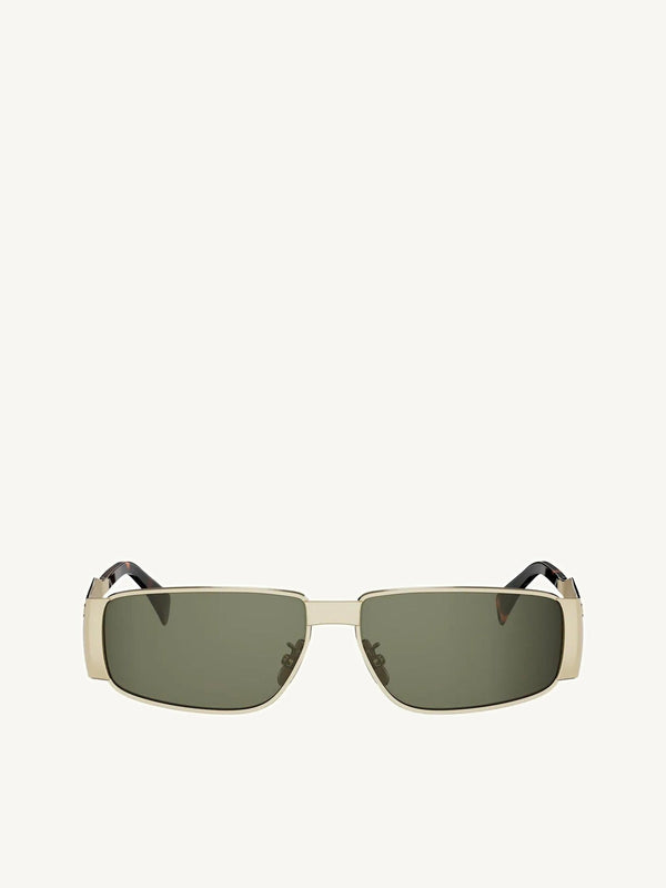 CL40325U 5930N METAL SUNGLASSES in Shiny Endura Gold/Green
