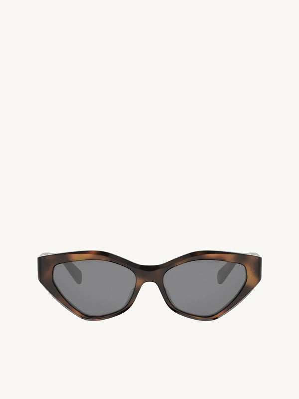 CL40323U Acetate Sunglasses in Shiny Havana/Grey