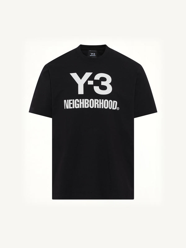 Y-3 X NBHD Logo T-Shirt in Black
