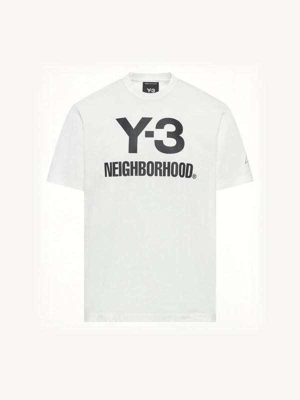 Y-3 X NBHD Logo T-Shirt in White