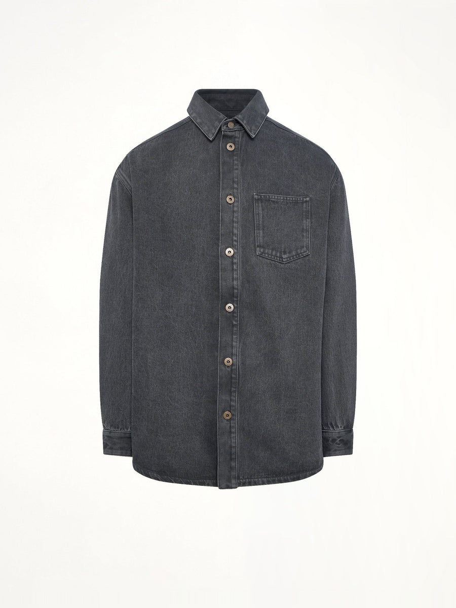 Anagram Overshirt in Black