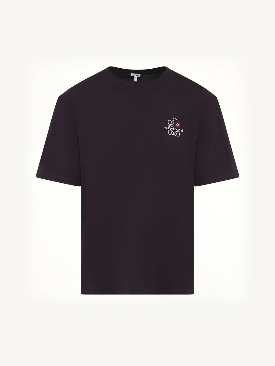 Loose Fit T-Shirt in Navy Blue