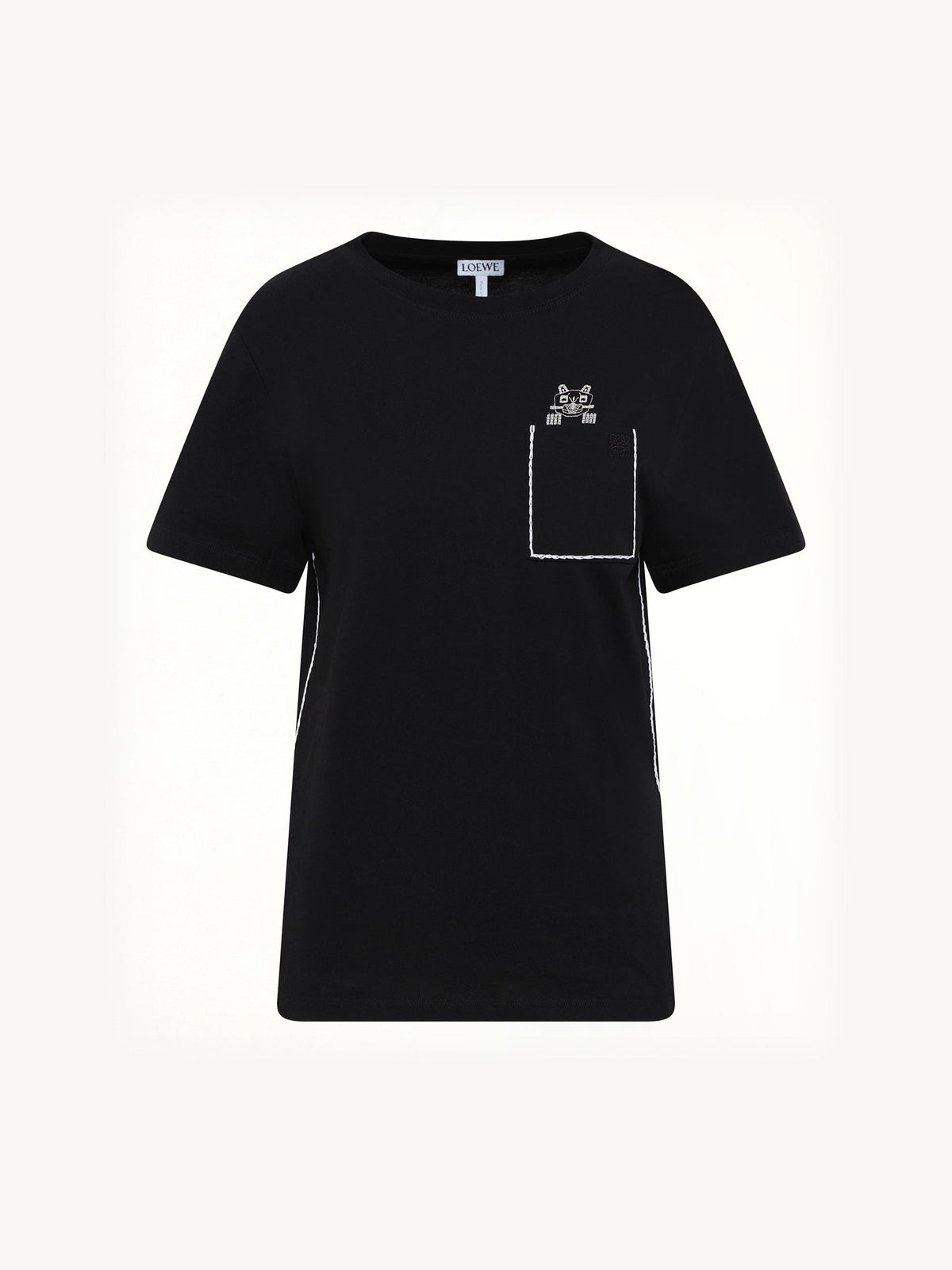 Louis Wain Regular Fit T-Shirt in Black