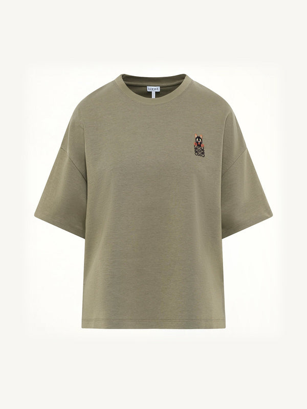 Regular Fit T-Shirt in Khaki Green