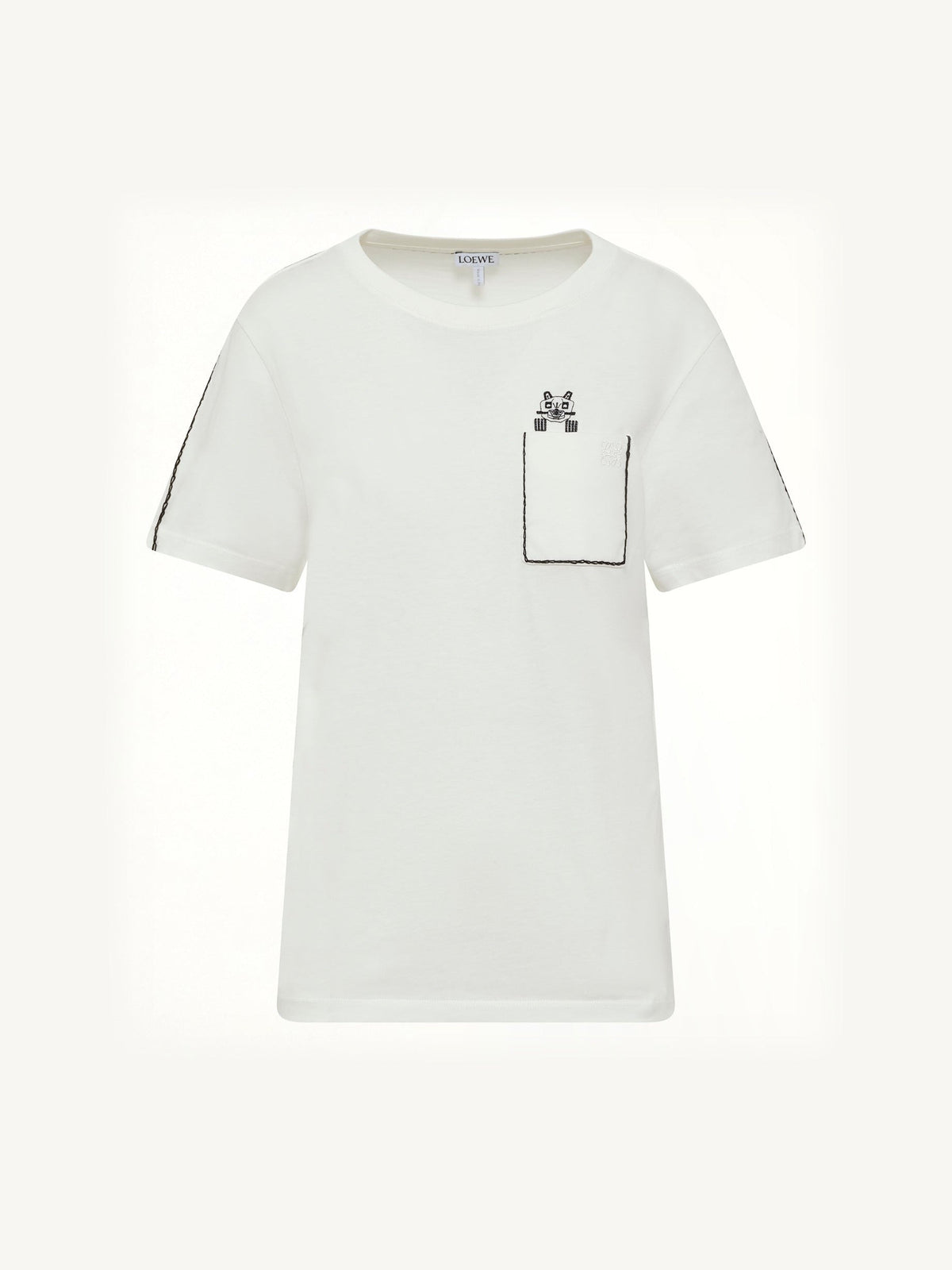 Louis Wain Regular Fit T-Shirt in White
