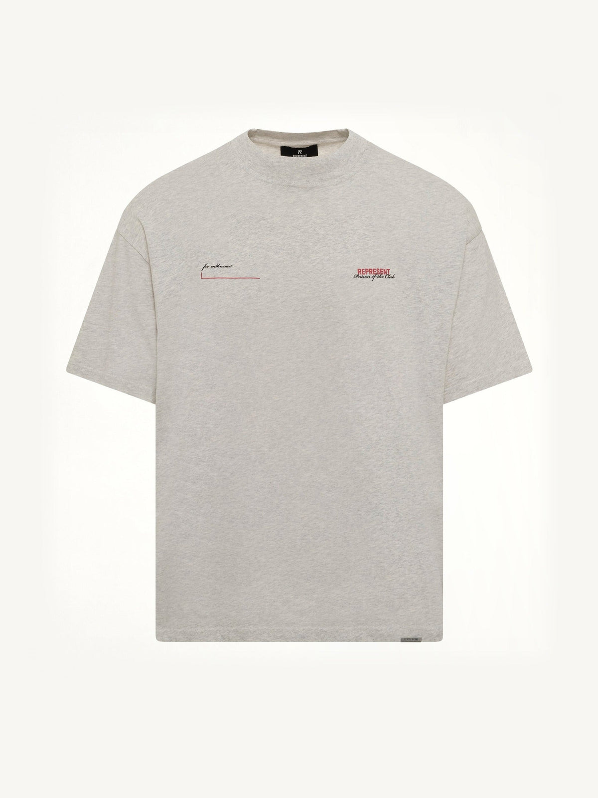 Patron of The Club T-Shirt in Cream Marl