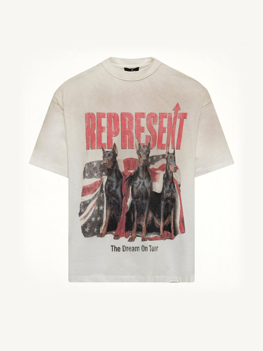 Dream On Tour T-Shirt in Washed Ecru