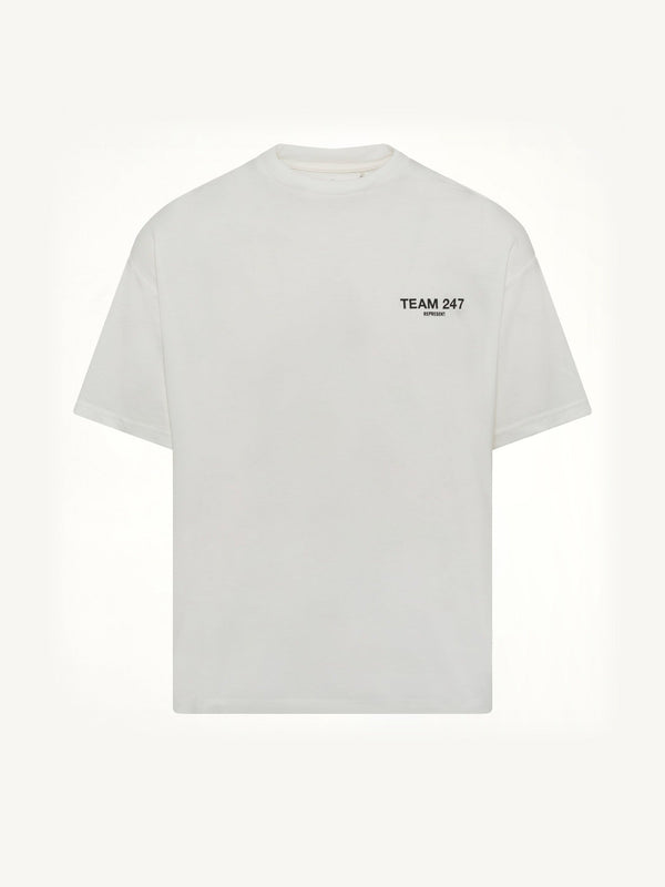 Team 247 Oversized T-Shirt in Flat White