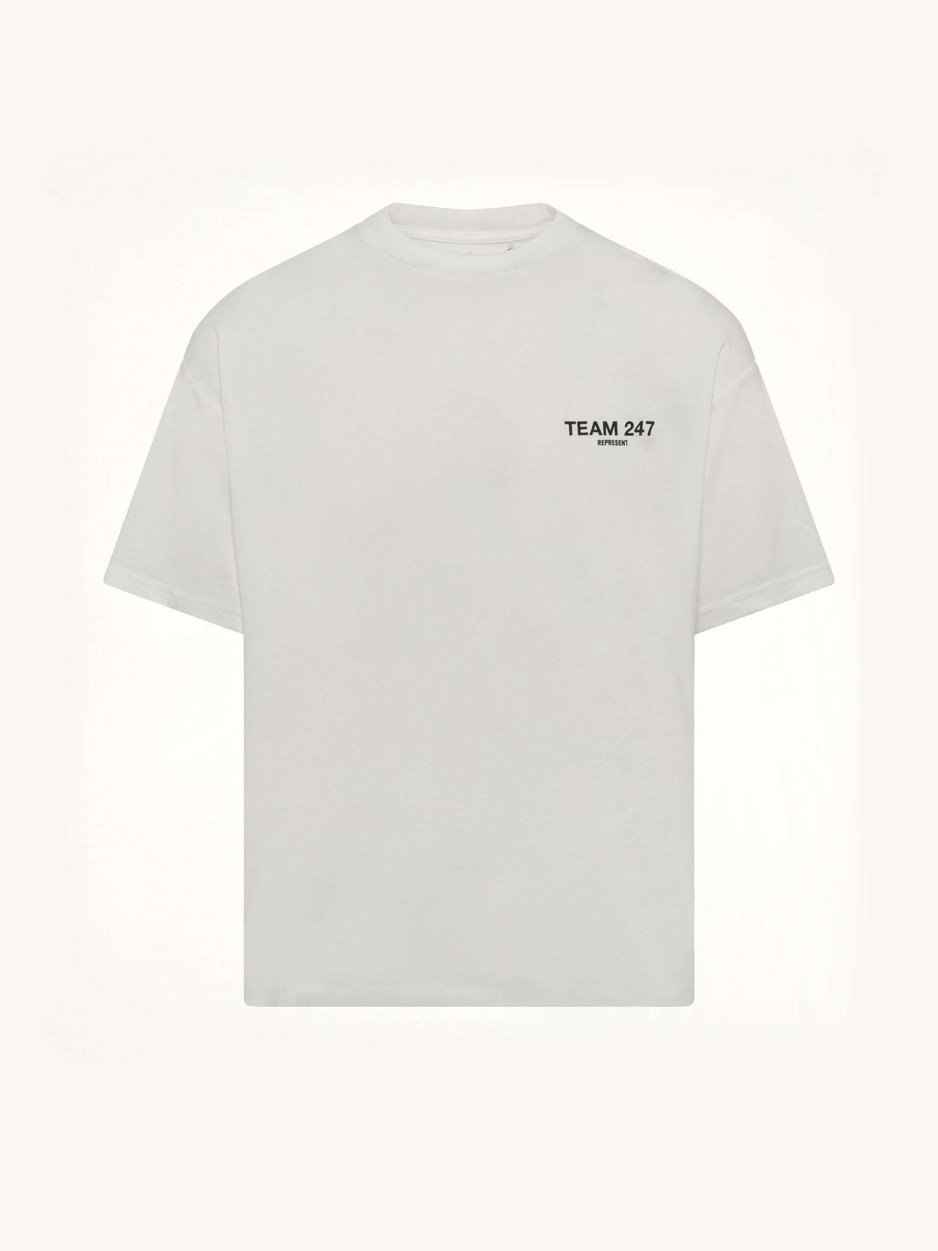 Team 247 Oversized T-Shirt in Flat White