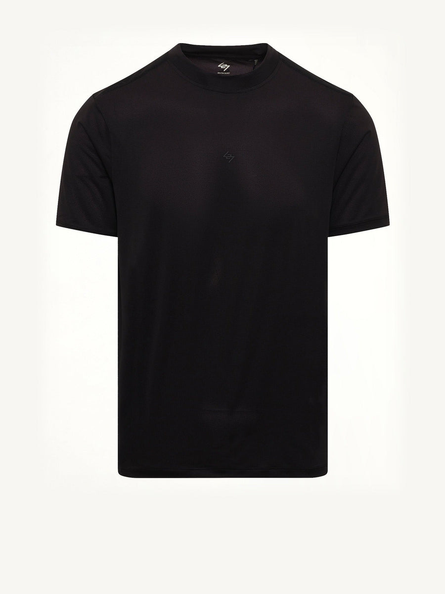 247 DNA Mesh T-Shirt in Jet Black