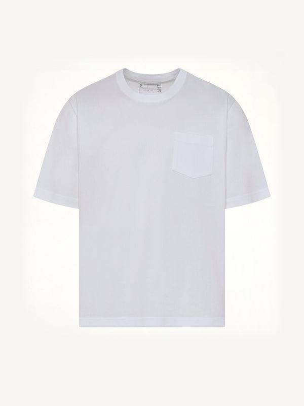 Cotton Jersey T-Shirt in White