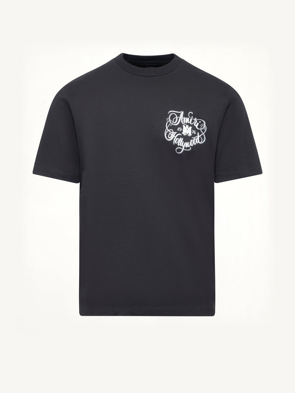 Amiri Hollywood T-Shirt in Black