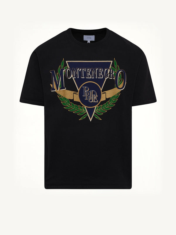 Montenegro Regatta T-Shirt in Vintage Black