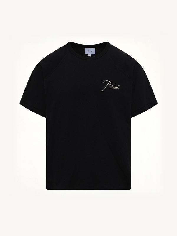 Classique Raglan T-Shirt in Black/White