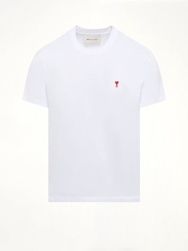 Ami De Coeur T-Shirt in White/Red