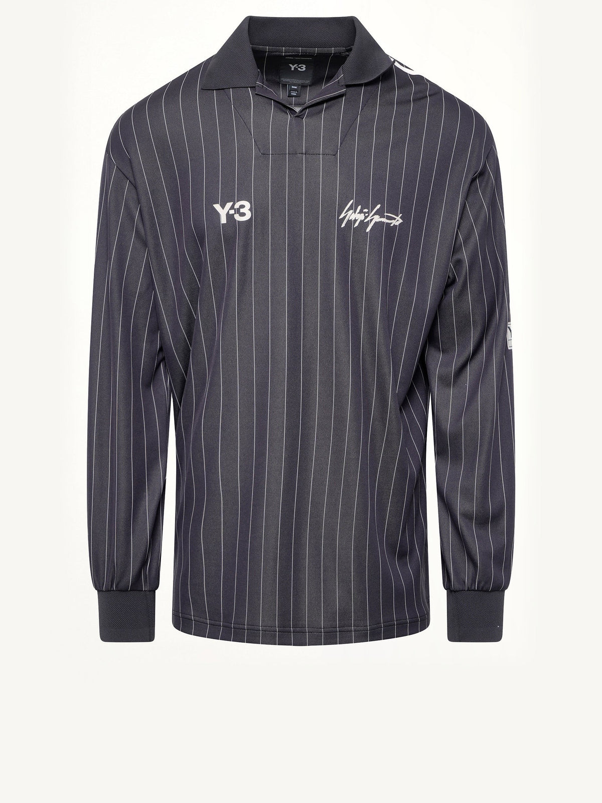 Elite 5 Long Sleeve Football Jersey in Black