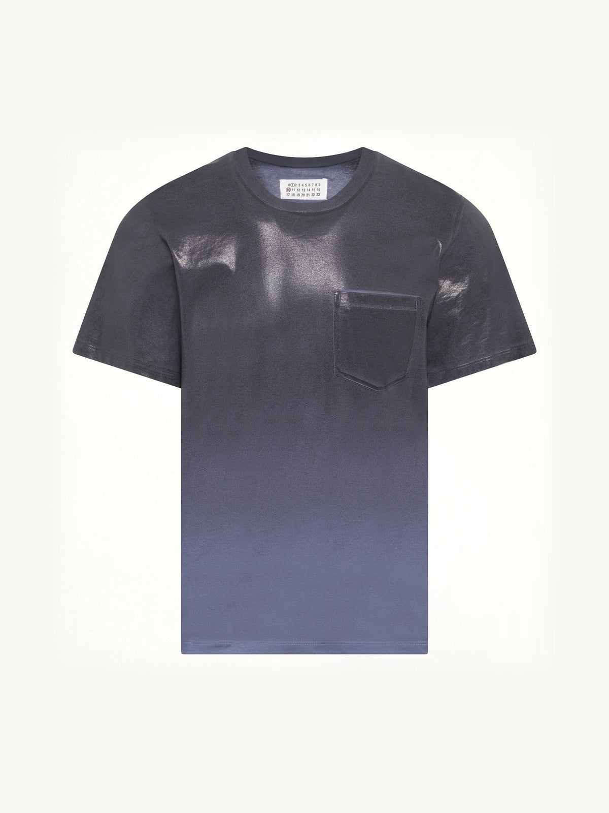 Coated T-Shirt in Lapis Blue