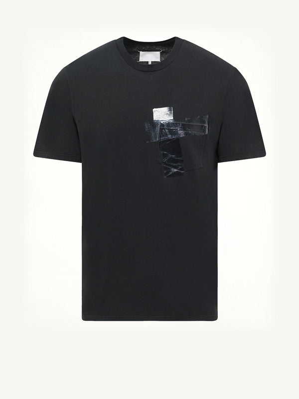 Tape T-Shirt in Vintage Black
