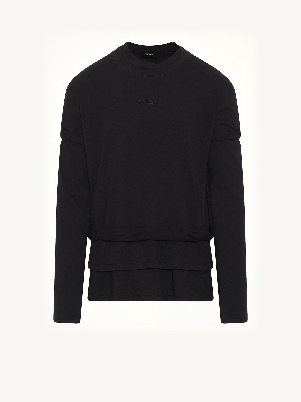 We11Done Triple-Layered T-Shirt in Black