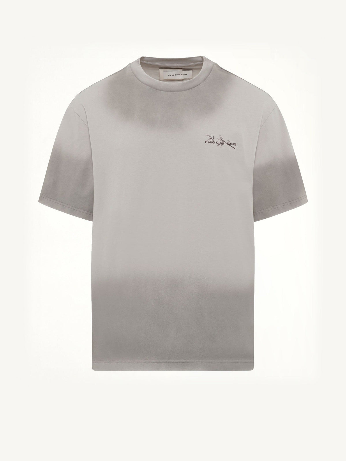Spray Painted Logo T-Shirt in Grey