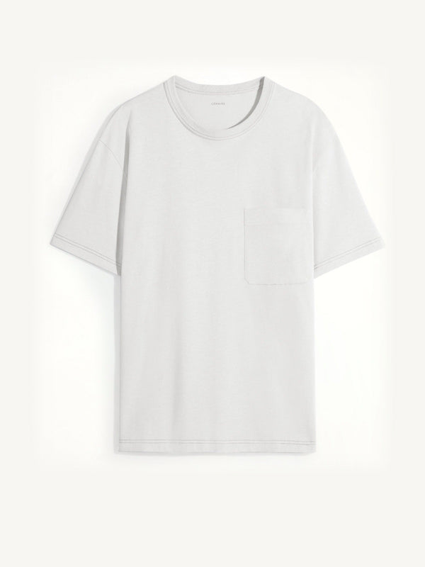 Boxy SS T-Shirt in Pearl