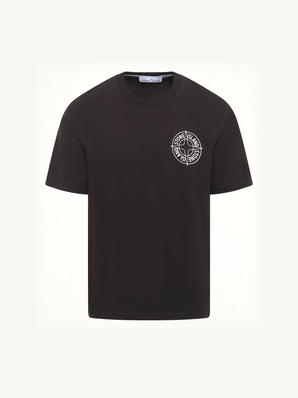 2100001 Chest Logo T-Shirt in Black