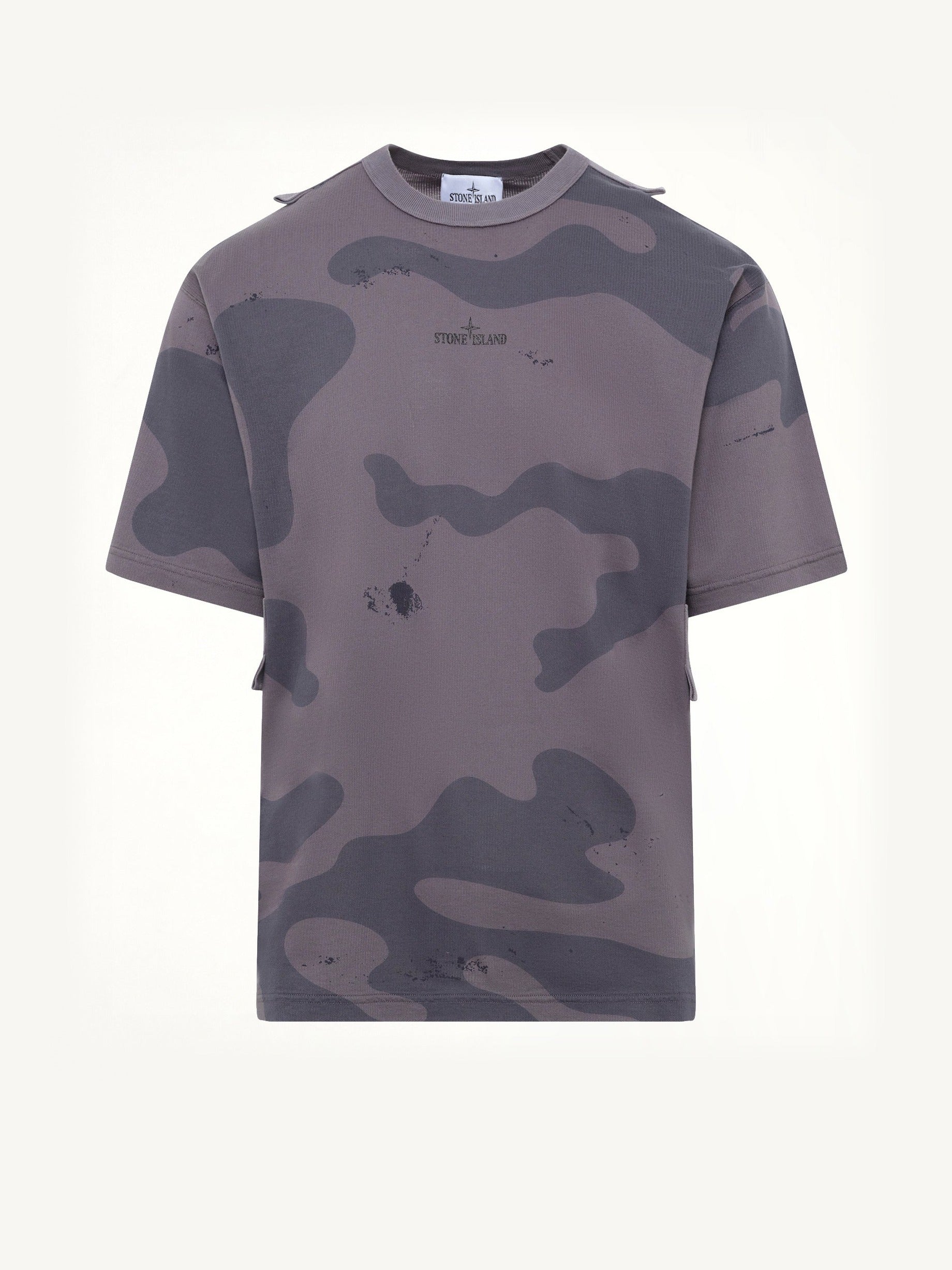 2100016 SS T-Shirt in Blue Grey