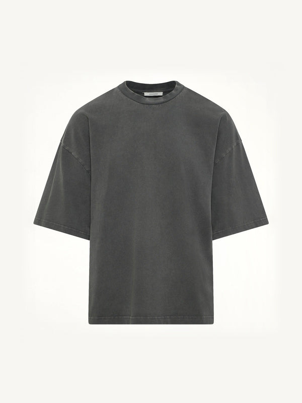 Heavy Boxy T-Shirt in Washed Black