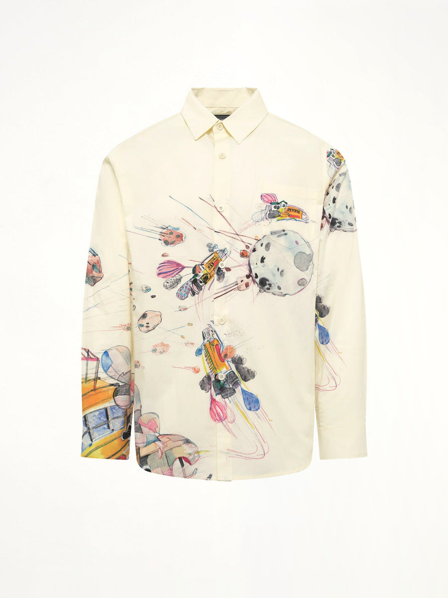 Slingshot Button up Shirt in White