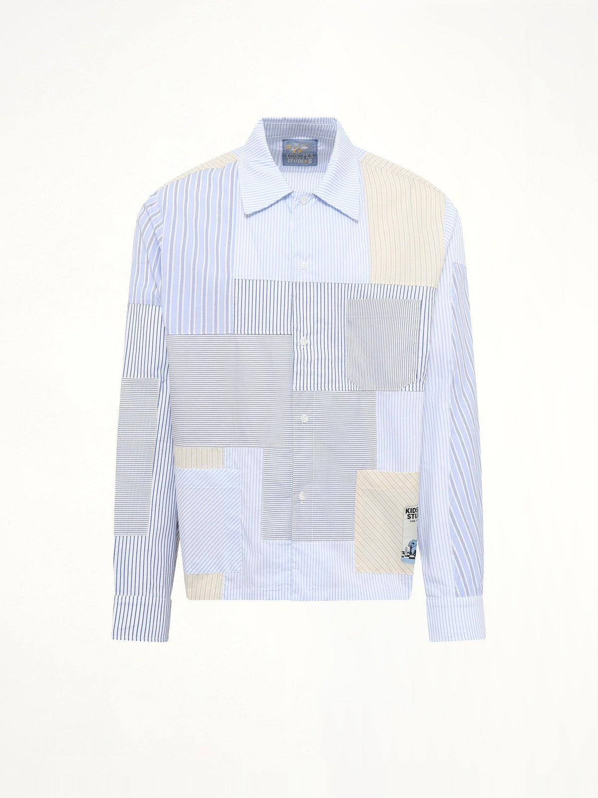 Patchwork Overshirt in Multicolour
