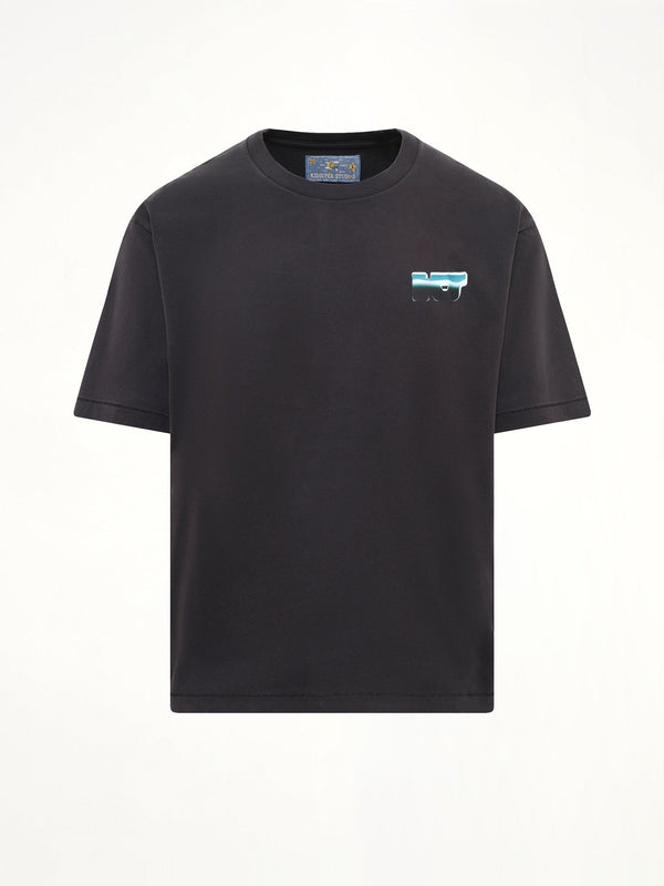KS Chrome T-Shirt in Washed Black