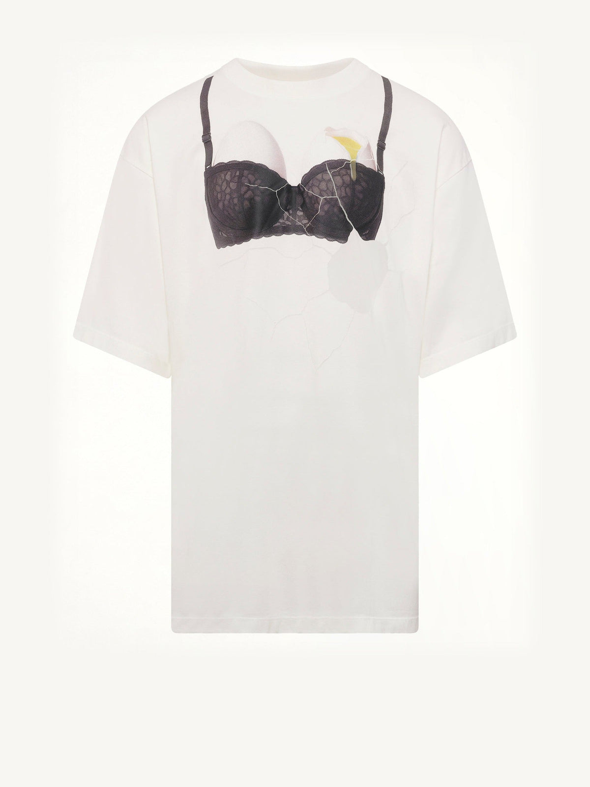 Egg Bra T-Shirt in White