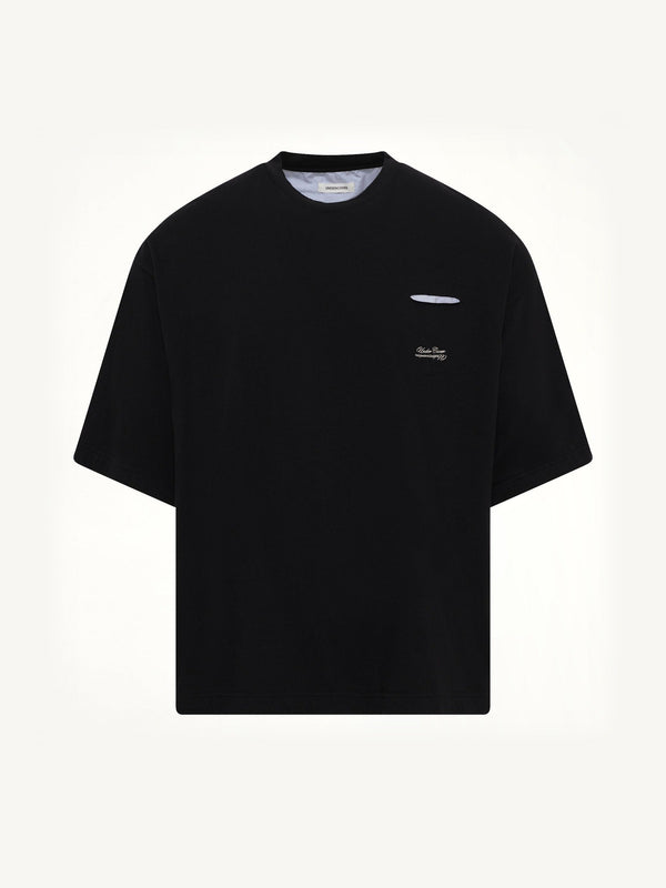 Combo Pocket T-Shirt in Black