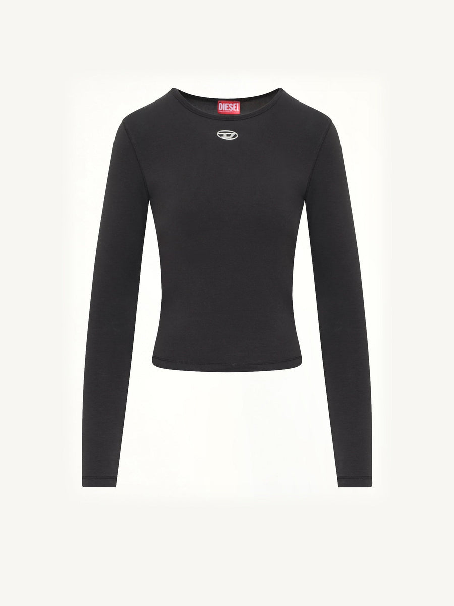 T-UNCUTIESLONG-LS-OD LS T-Shirt in Black