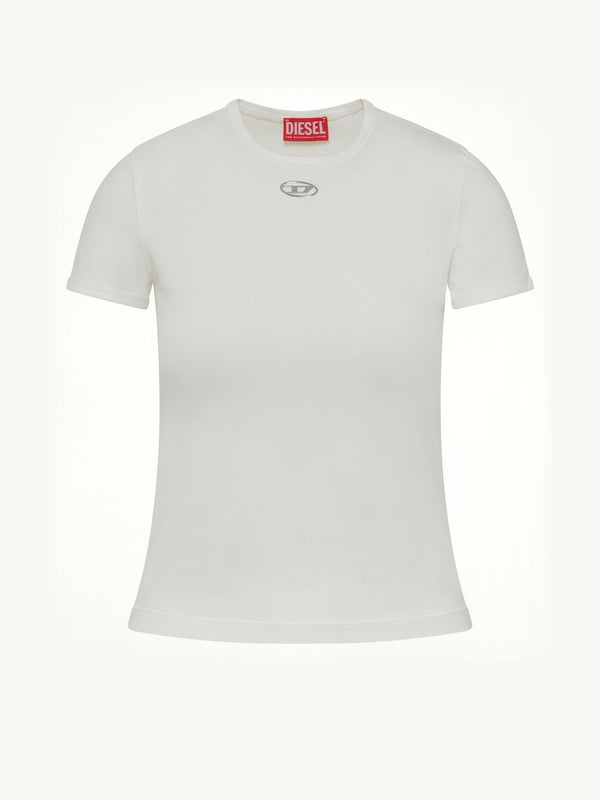 T-UNCUTIESLONG-OD T-Shirt in White