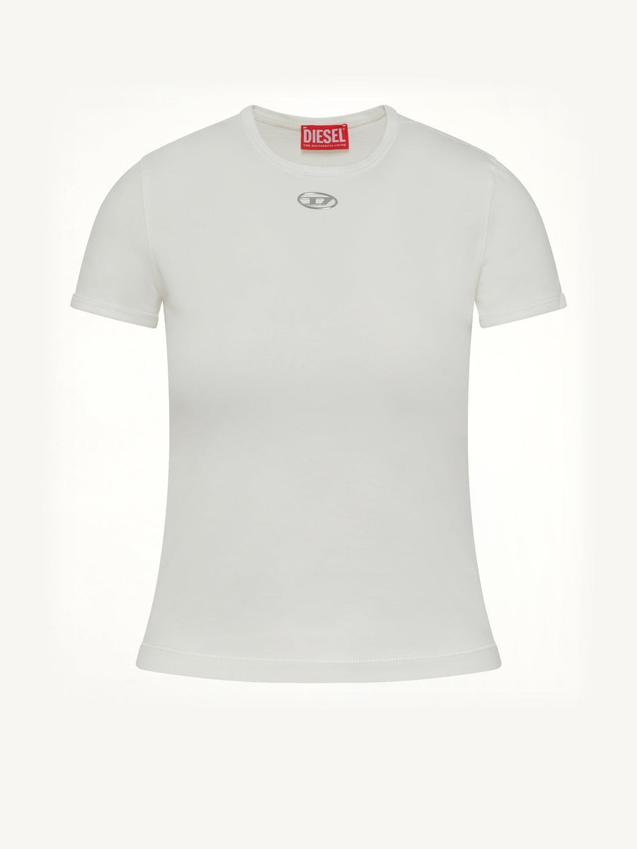 T-UNCUTIESLONG-OD T-Shirt in White