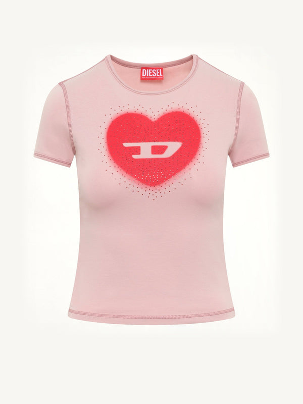 T-UNCUTIES-LONG-S5 T-Shirt in Pink