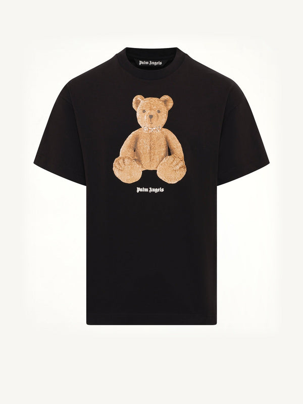 Bear Regular T-Shirt in Black/Brown