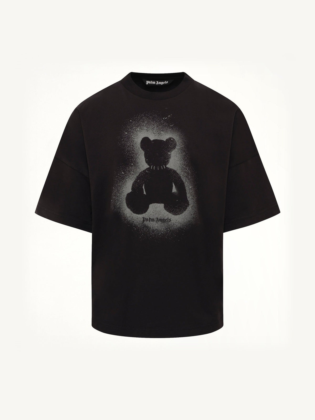 Spray Bear Over T-Shirt in Black/Dark Grey