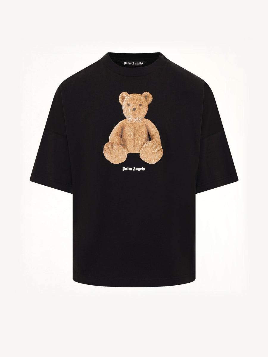 Bear Over T-Shirt in Black/Brown