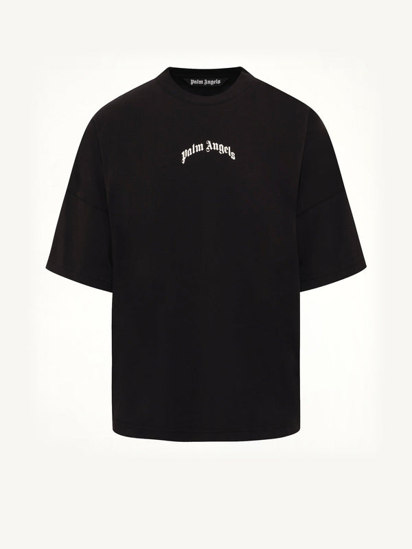 Classic Logo Over T-Shirt in Black/Off White