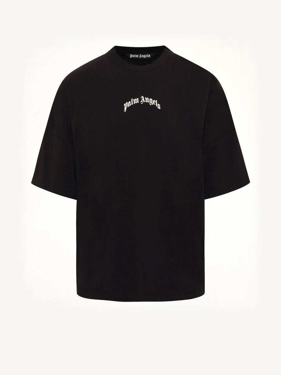 Classic Logo Over T-Shirt in Black/Off White