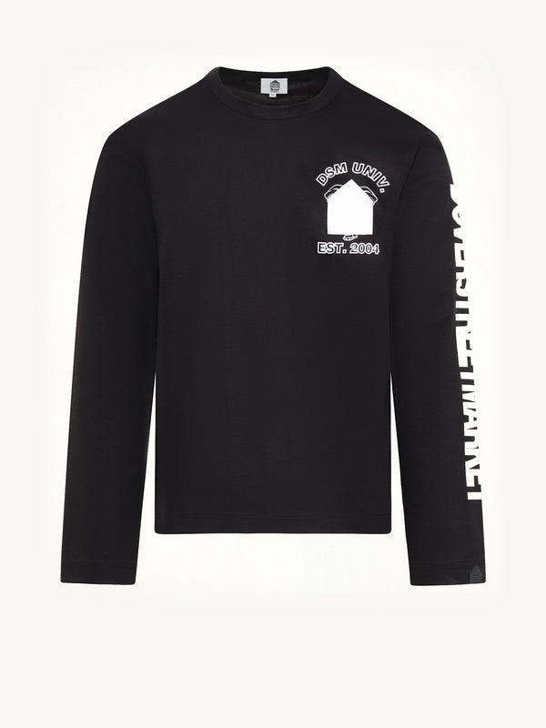 DSMU Long Sleeve T-Shirt in Black