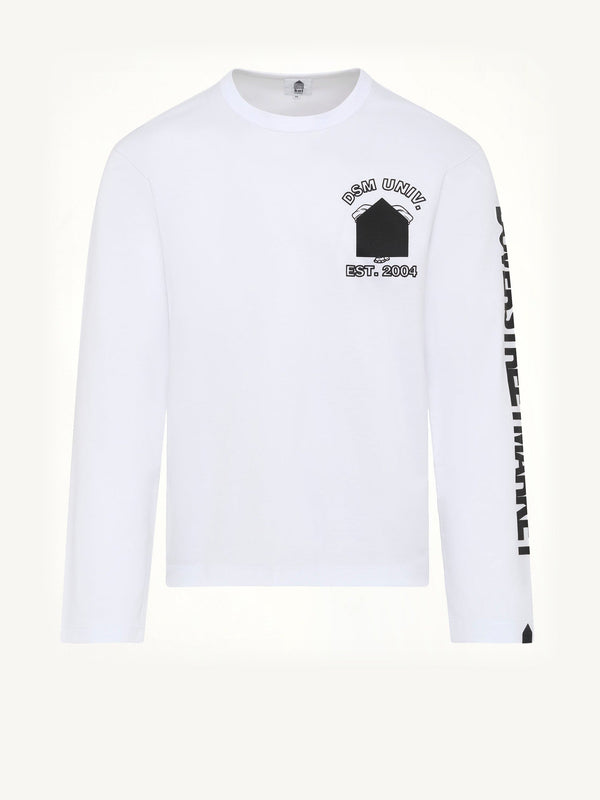DSMU Long Sleeve T-Shirt in White