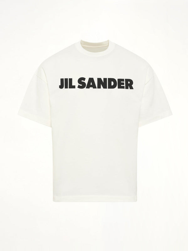 Crewneck Logo T-Shirt in Pocelain